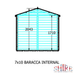 Shire Barraca Shed 7x10