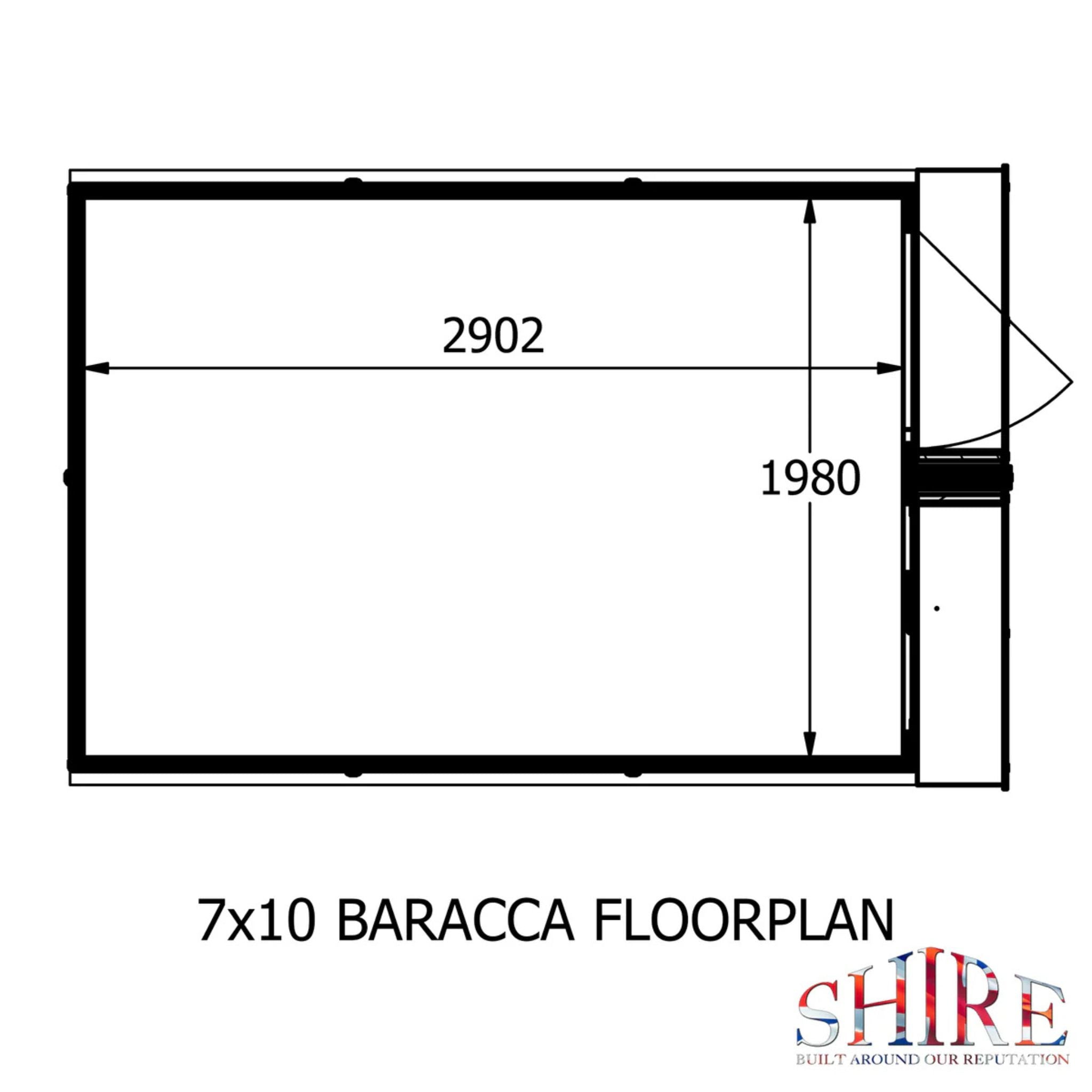 Shire Barraca Shed 7x10