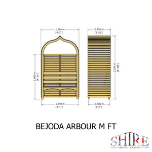 Shire Bejoda Pressure Treated Arbour