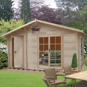 Shire Bourne 28mm Log Cabin 10Gx14