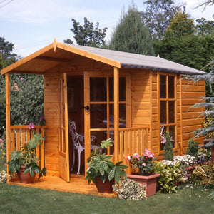 Shire Buckingham 7x10 Summerhouse with Veranda | Garden Life Stores