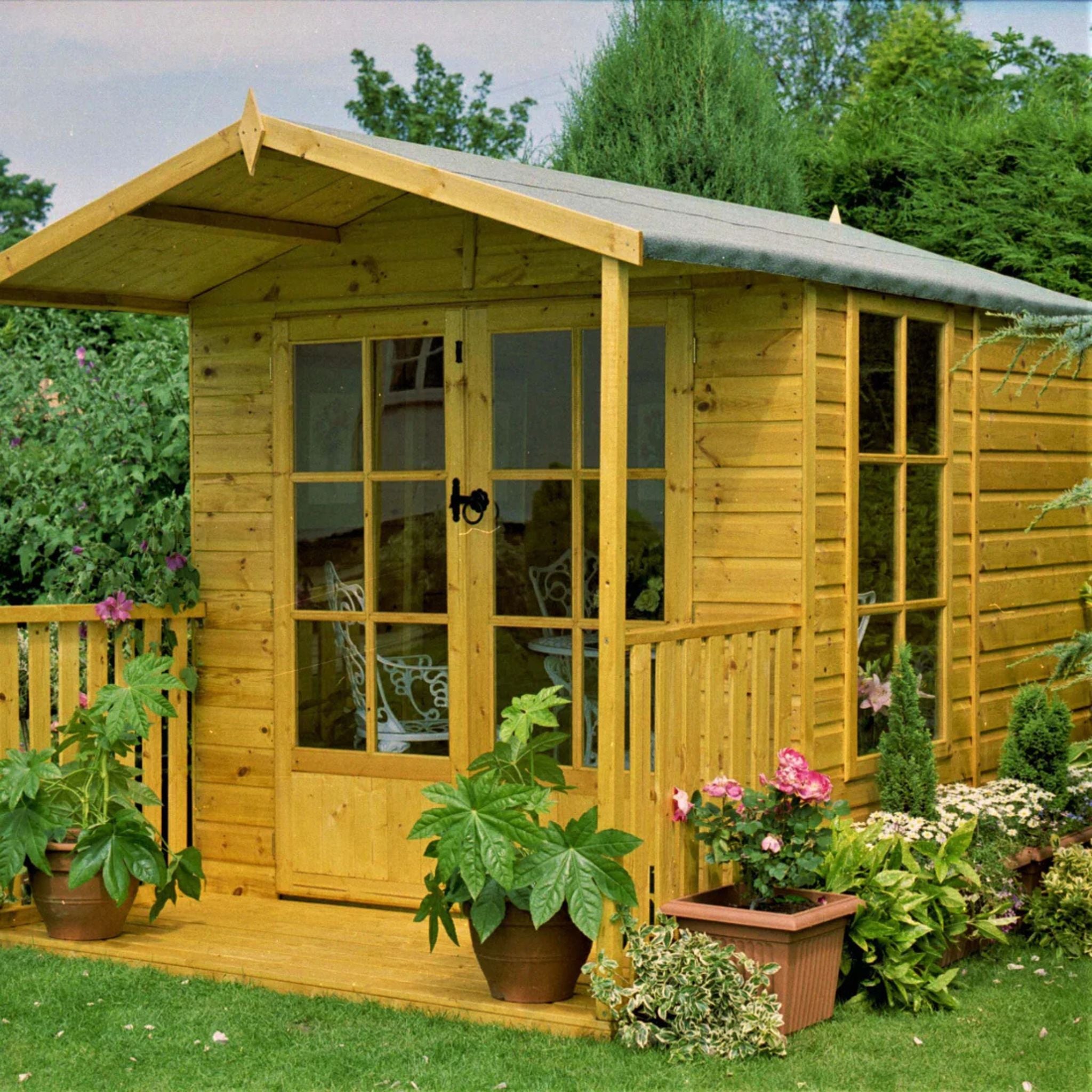 Shire Buckingham 7x10 Summerhouse with Veranda | Garden Life Stores