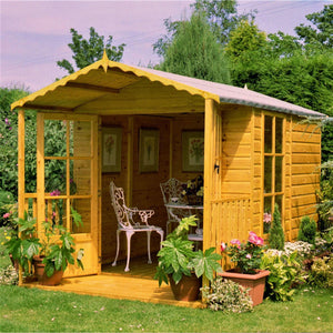 Shire Buckingham 7x10 Summerhouse with Veranda | Garden Life Stores