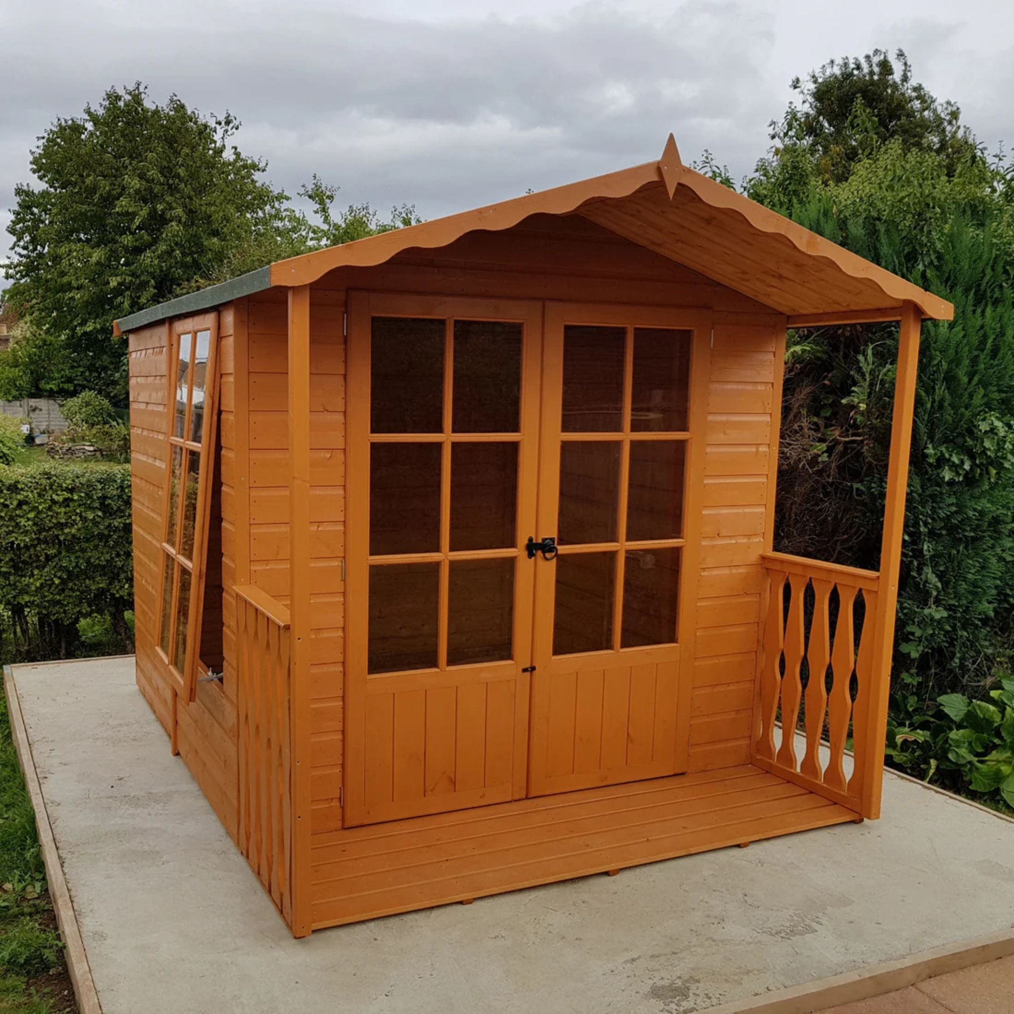 Shire Buckingham 7x10 Summerhouse with Veranda | Garden Life Stores