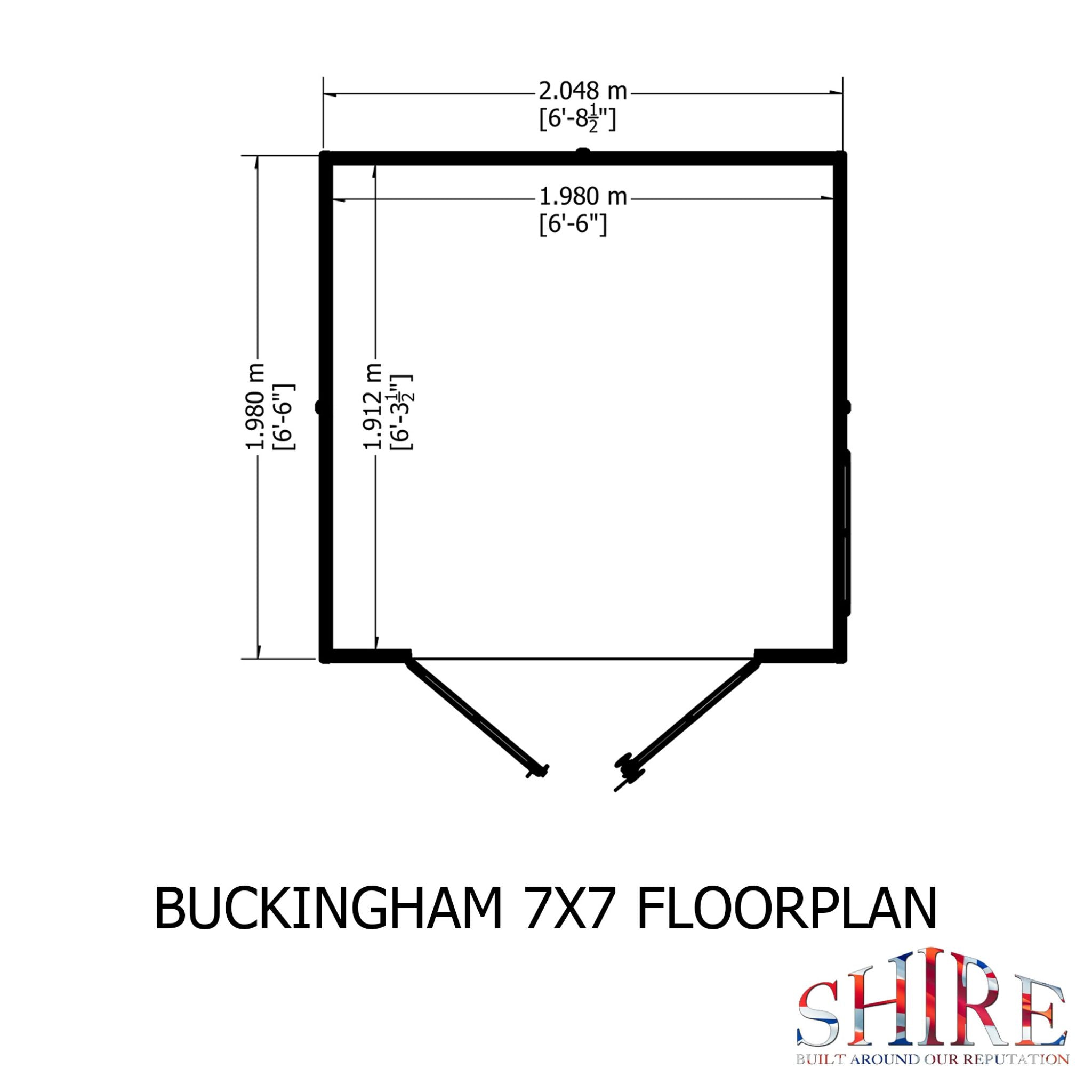 Shire Buckingham 7x7 Summerhouse | Garden Life Stores