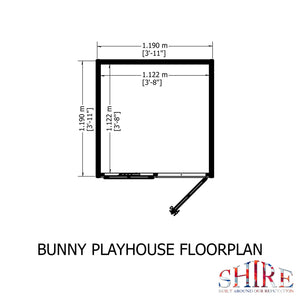 Shire Bunny Playhouse 4x4 - Garden Life Stores. 