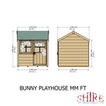 Shire Bunny Playhouse 4x4 - Garden Life Stores. 