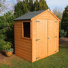 Shire Bute Shiplap Apex Double Door 4x6 Garden Life Stores