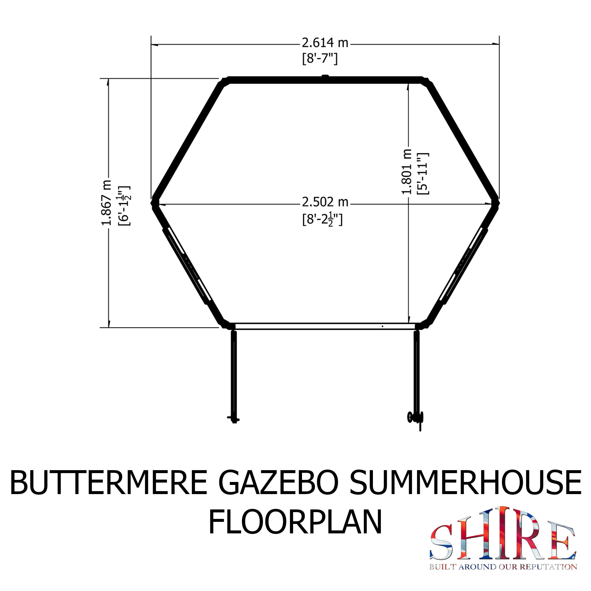 Shire Buttermere 8x6 Summerhouse – Elegant & Spacious Garden Retreat | Garden Life Stores