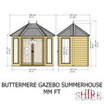 Shire Buttermere 8x6 Summerhouse – Elegant & Spacious Garden Retreat | Garden Life Stores