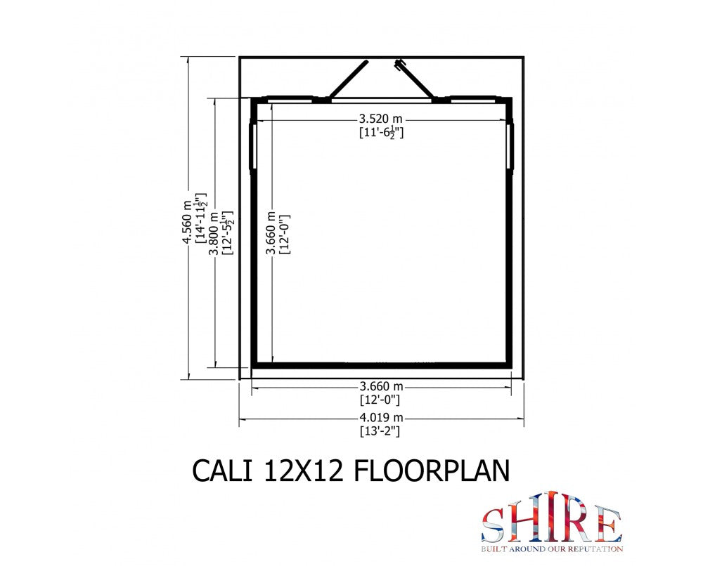 Shire Cali Garden Home Office 12x12