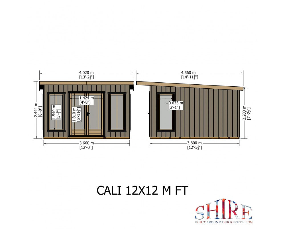 Shire Cali Garden Home Office 12x12