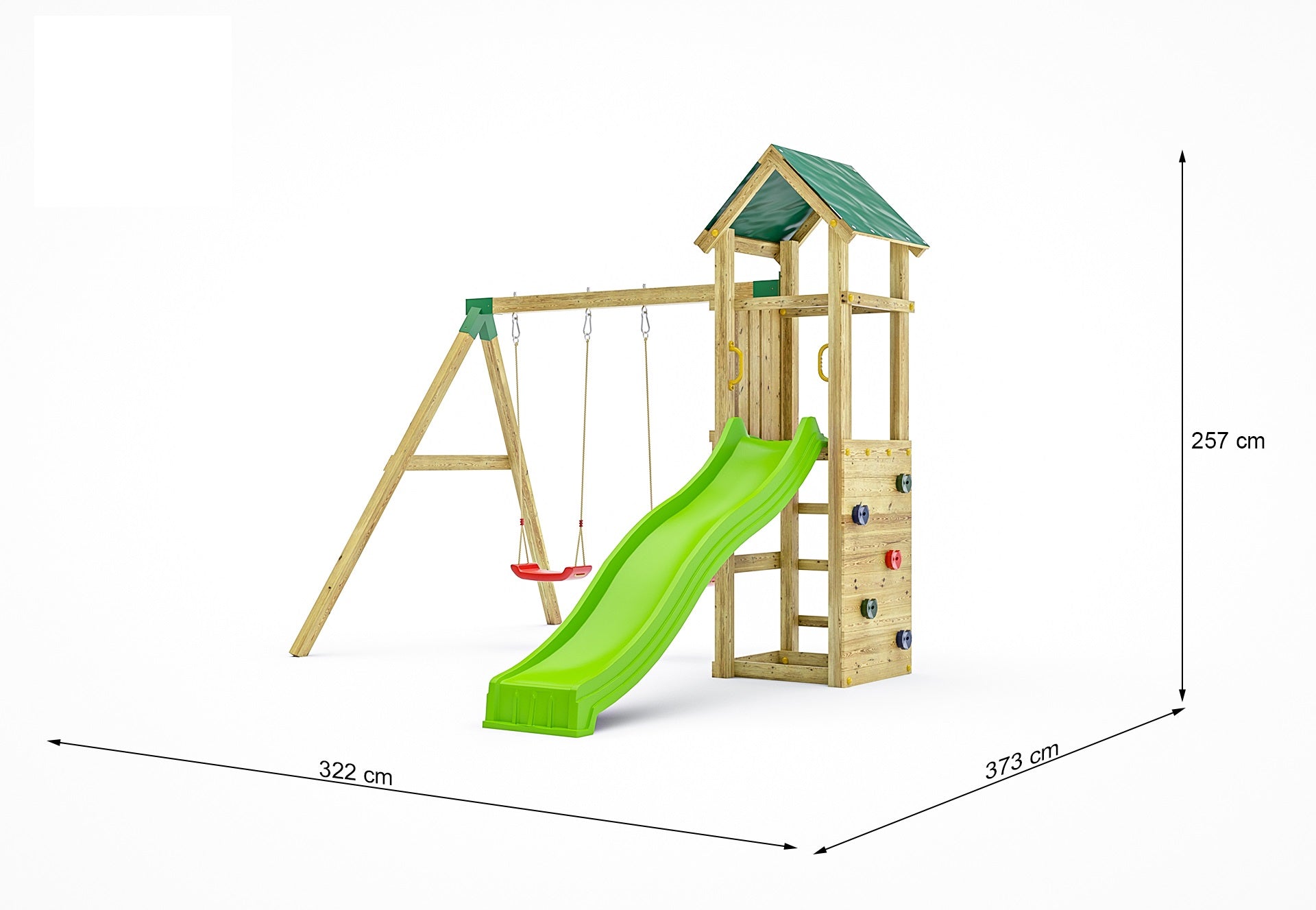 Shire Charly Kids Wooden Multi Play Set Equipment