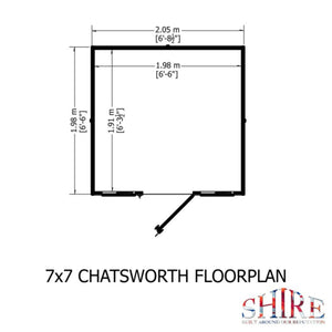 Shire Chatsworth 7x7 Summerhouse | Garden Life Stores