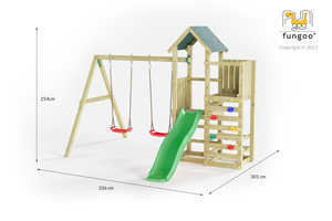 Shire Chester Kids Wooden Multi Play Set Equipment