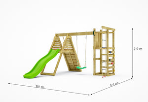 Shire Climber Kids Wooden Multi Play Set Equipment