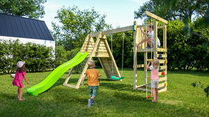 Shire Climber Kids Wooden Multi Play Set Equipment