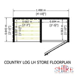 Shire Country Log and Tool Store 5x2