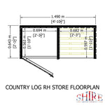 Shire Country Log and Tool Store 5x2