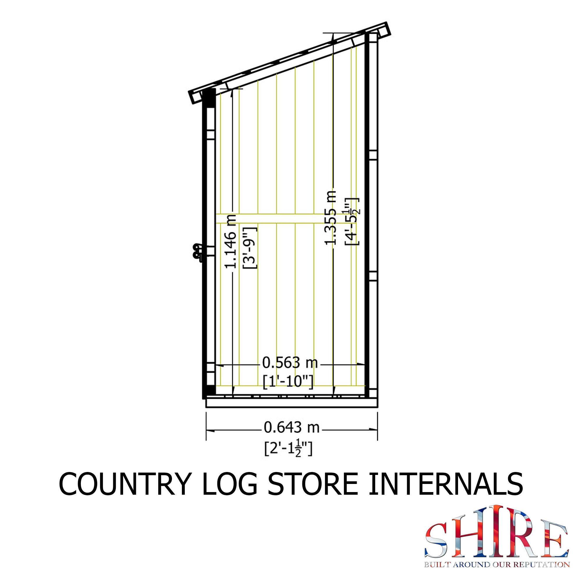 Shire Country Log and Tool Store 5x2