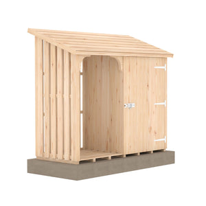 Shire Country Log and Tool Store 5x2 – Wooden Firewood & Garden Storage | Garden Life Stores