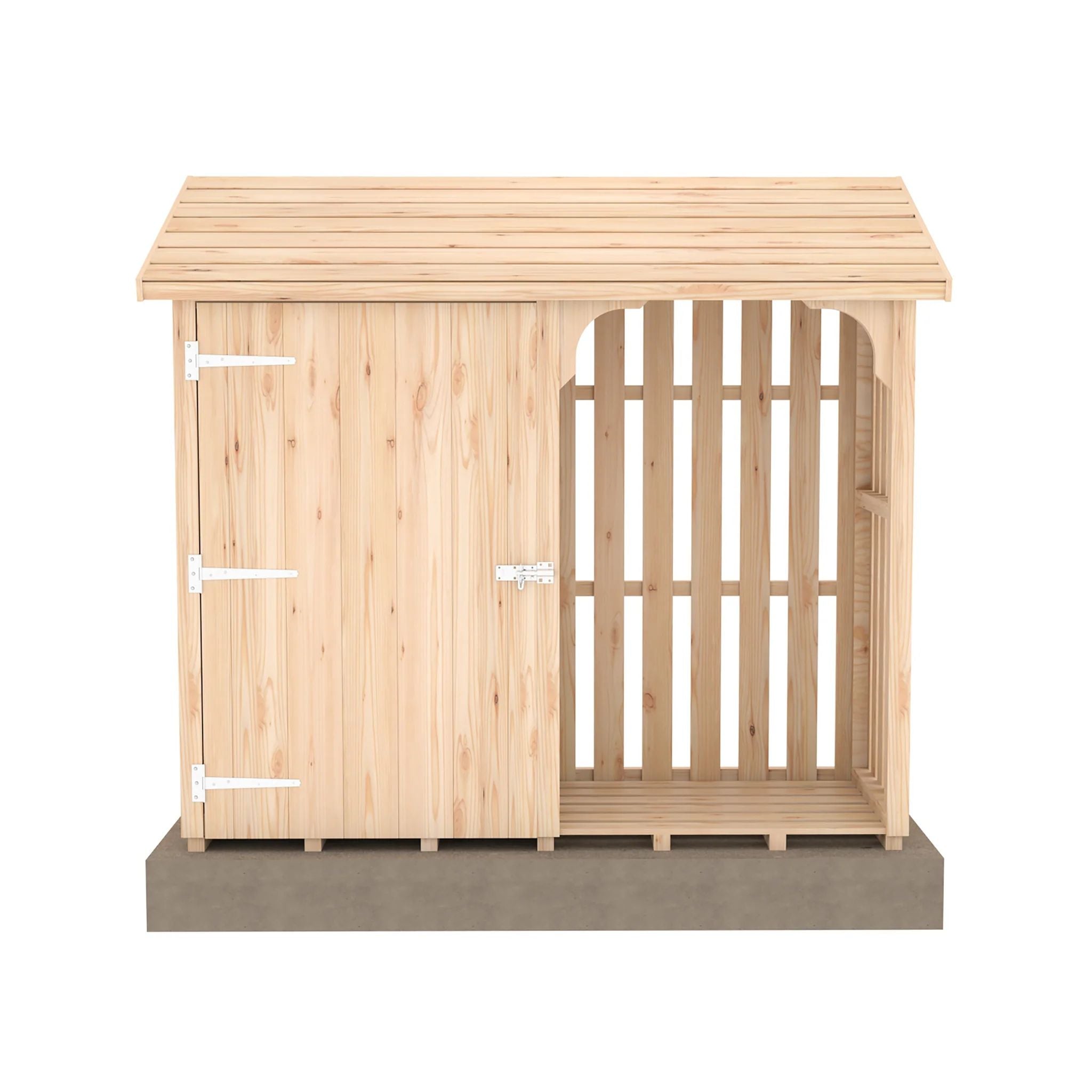 Shire Country Log and Tool Store 5x2 – Wooden Firewood & Garden Storage | Garden Life Stores