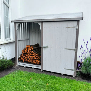 Shire Country Log and Tool Store 5x2 – Wooden Firewood & Garden Storage | Garden Life Stores