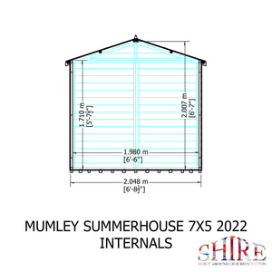 Shire Mumley Pressured Treated Summerhouse 7x5