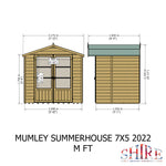 Shire Mumley Pressured Treated Summerhouse 7x5