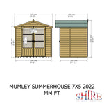 Shire Mumley Pressured Treated Summerhouse 7x5