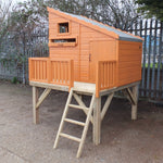 Shire Command Post with Platform Playhouse + Slide 6x4