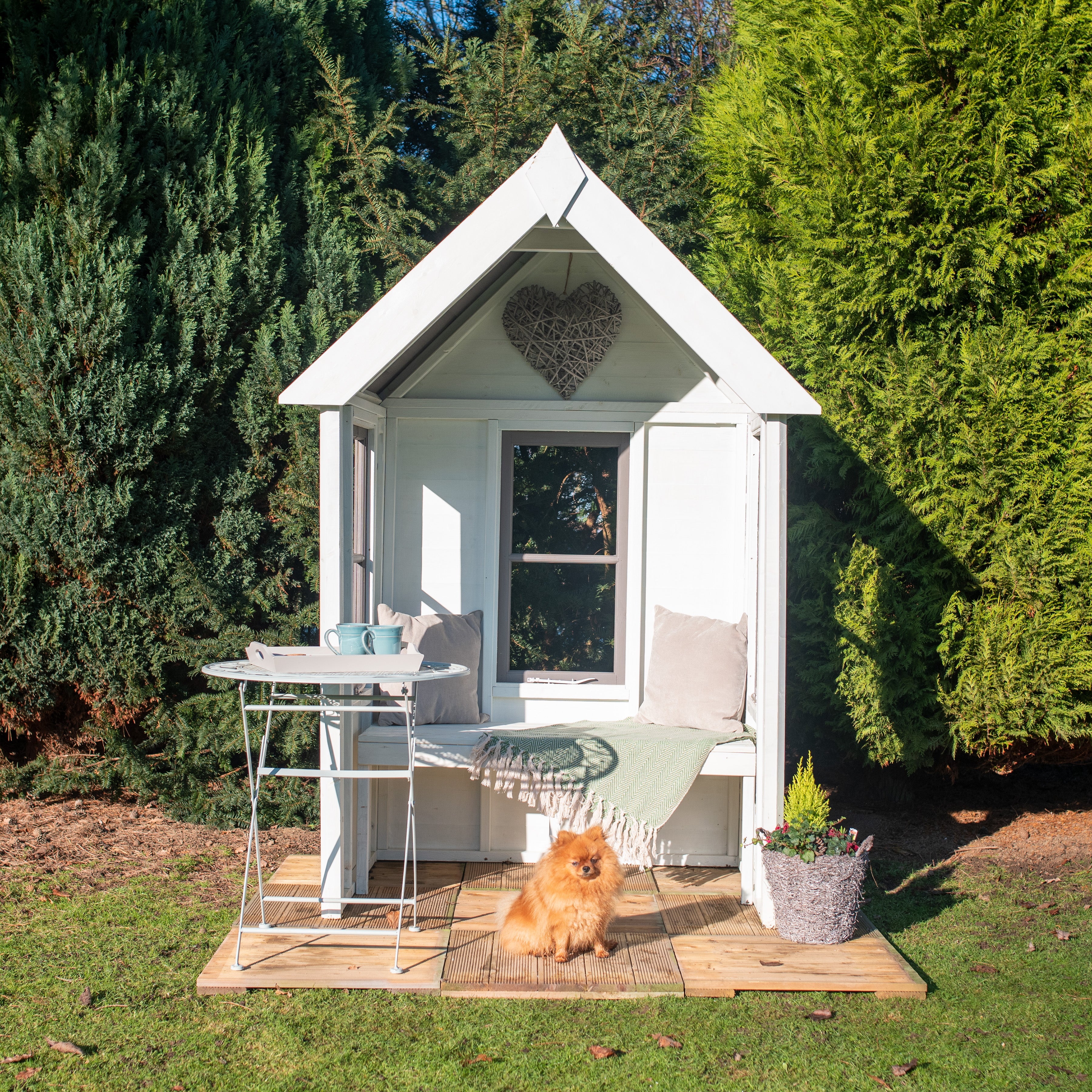 Shire Almarie Pressure Treated Wooden Garden Arbour