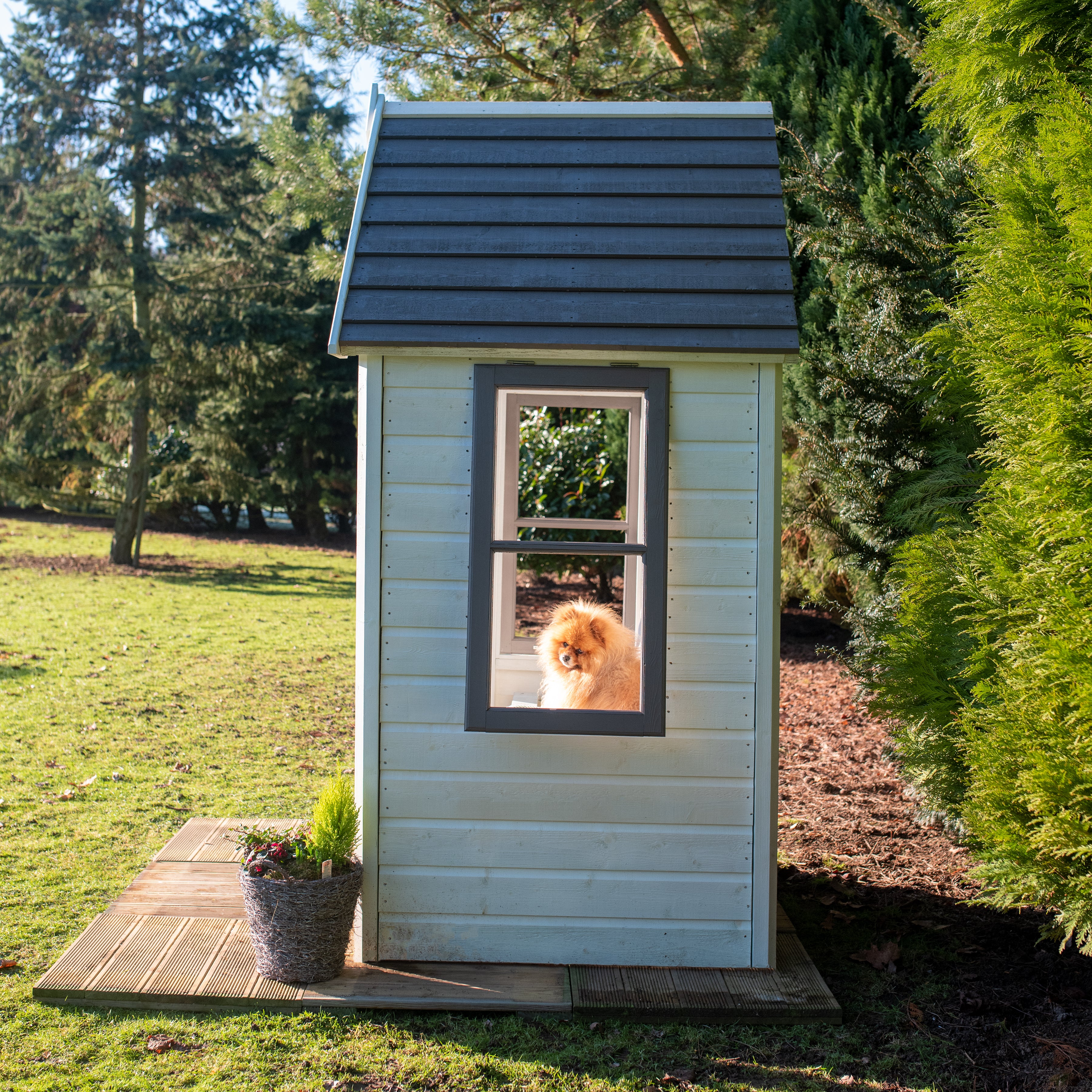 Shire Almarie Pressure Treated Wooden Garden Arbour