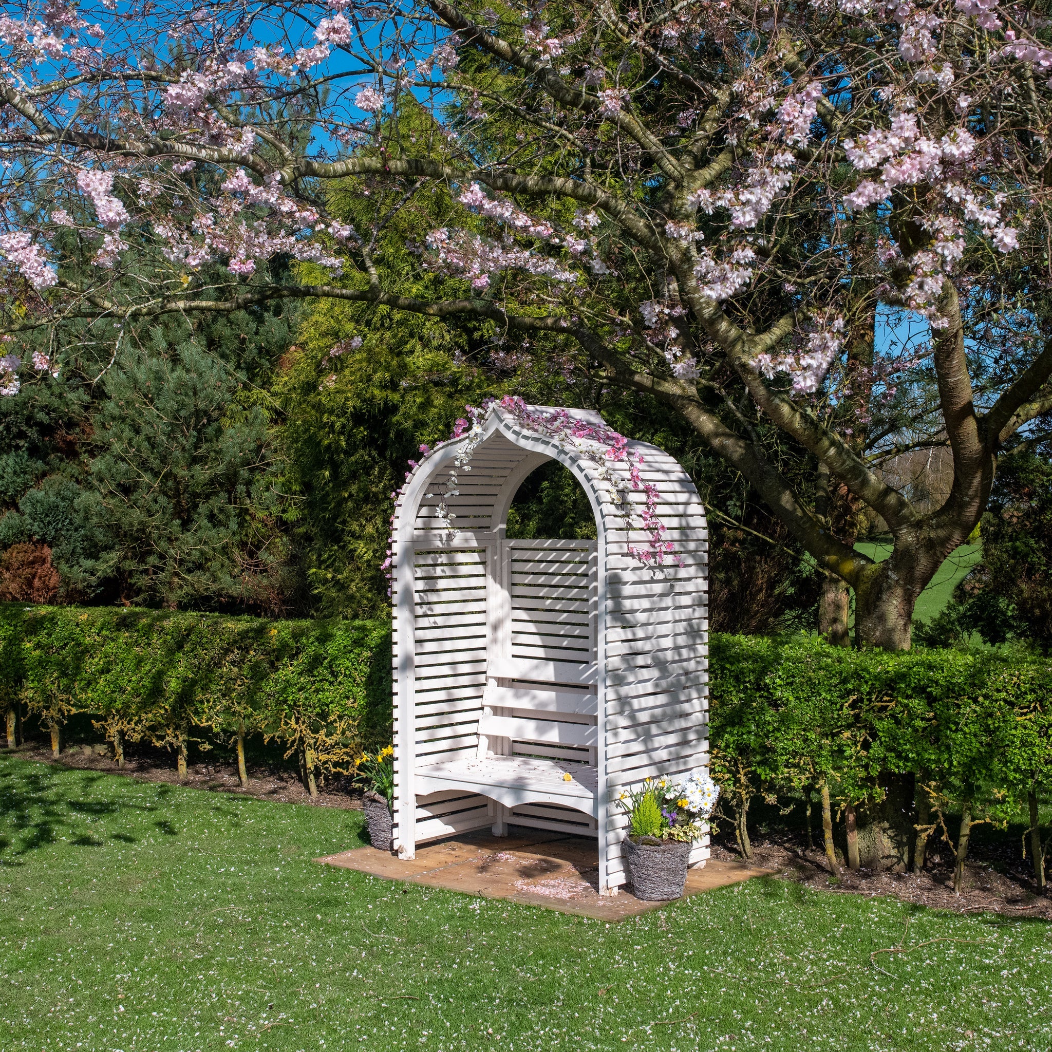 Shire Bejoda Arbour – Elegant & Durable Pressure-Treated Garden Seating | Garden Life Stores