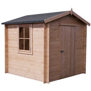 Shire Danbury 19mm Log Cabin 10x10