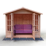 Shire Delmora 8x6 Summerhouse – Stylish & Versatile Garden Retreat | Garden Life Stores