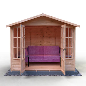 Shire Delmora 8x6 Summerhouse – Stylish & Versatile Garden Retreat | Garden Life Stores