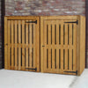 Shire Double Wheelie Bin Store – Wooden Outdoor Bin Shed | Garden Life Stores