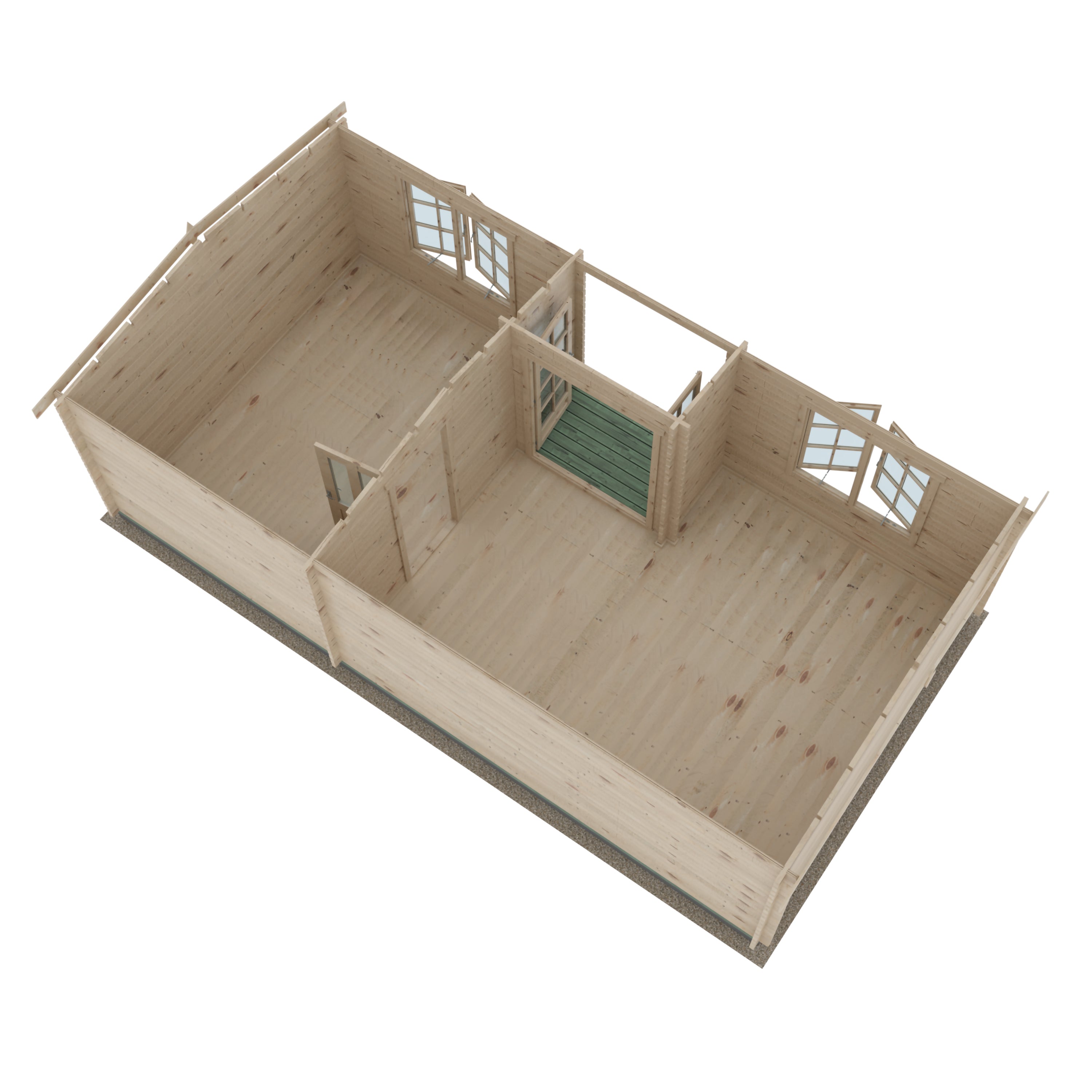 Shire Elveden 44mm Log Cabin 14x26