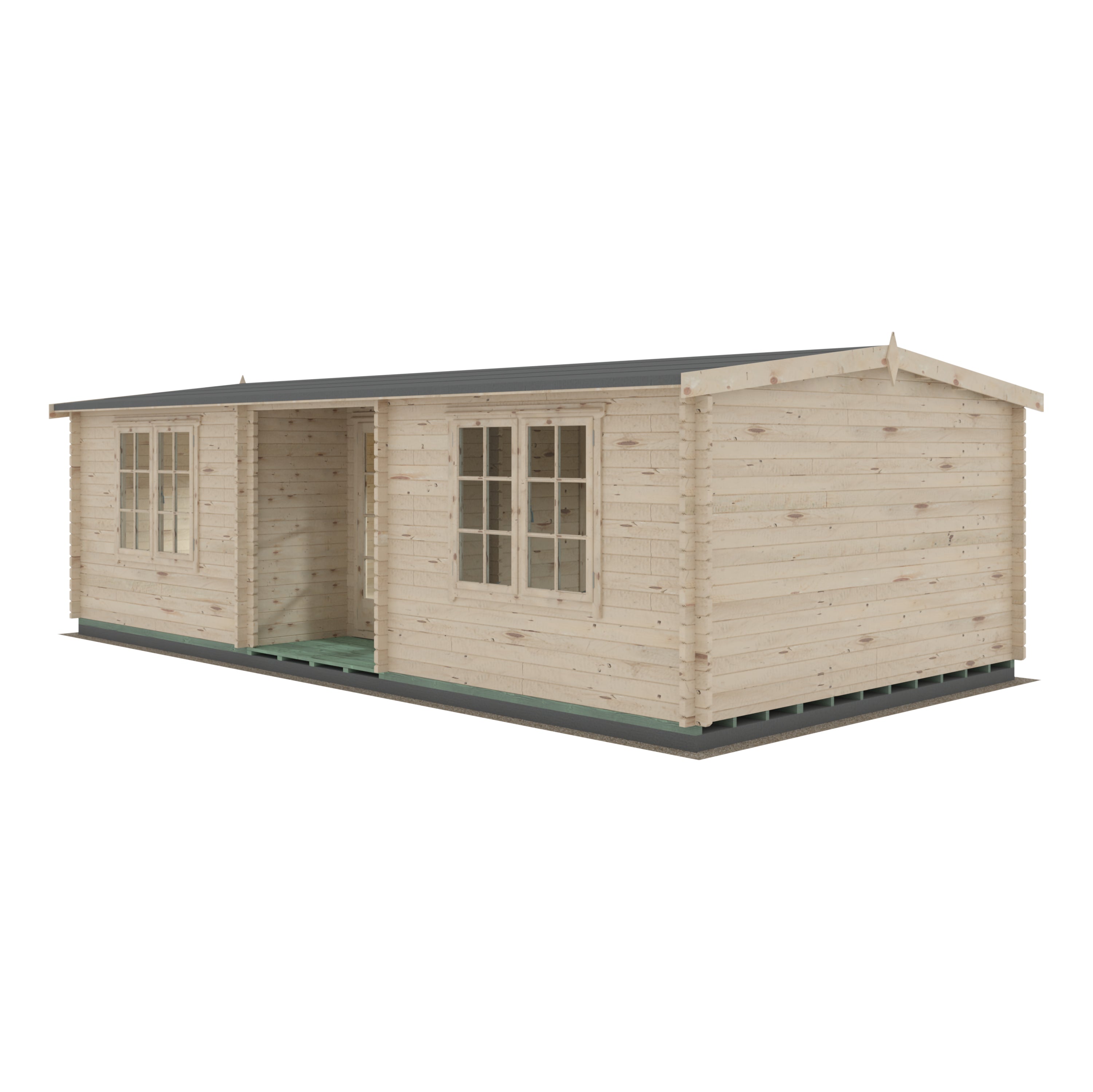 Shire Elveden 44mm Log Cabin 14x26