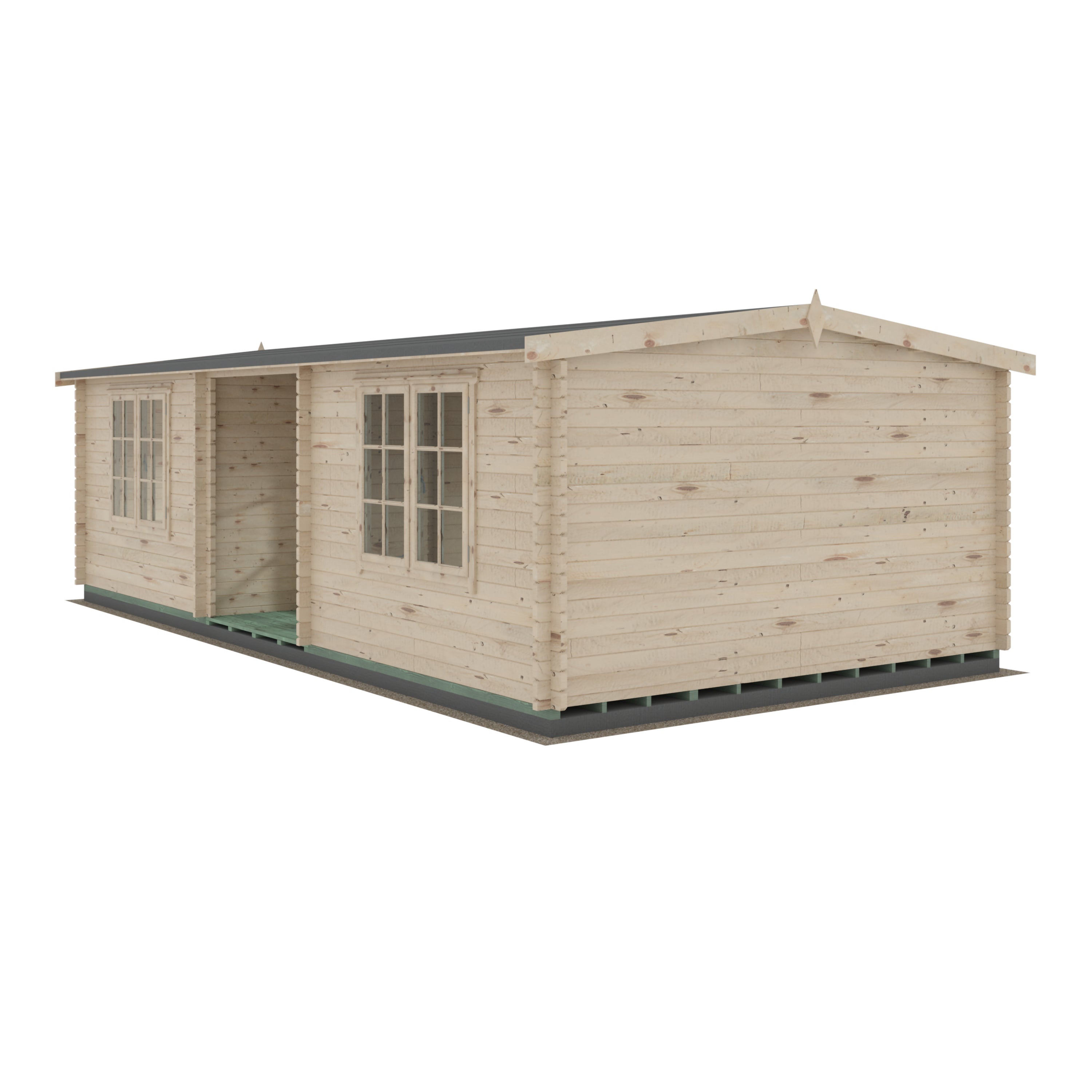 Shire Elveden 44mm Log Cabin 14x26