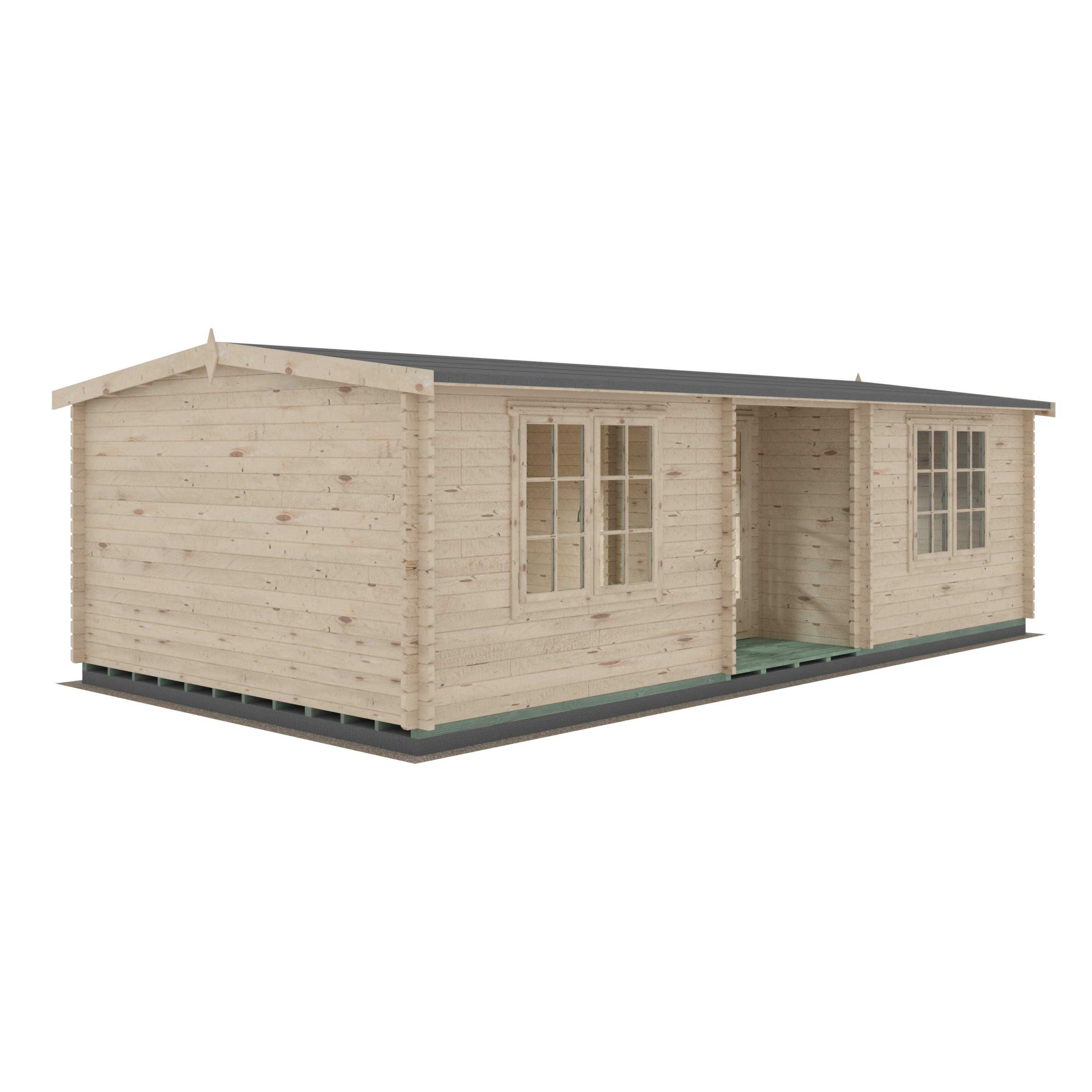 Shire Elveden 44mm Log Cabin 14x26