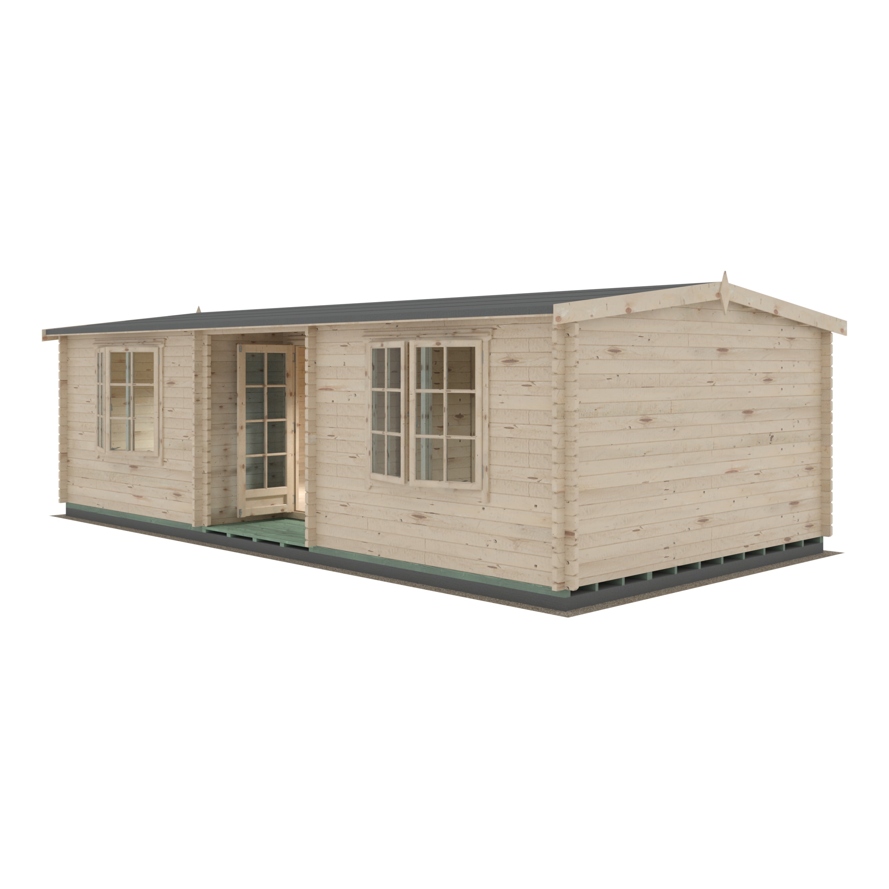 Shire Elveden 44mm Log Cabin 14x26