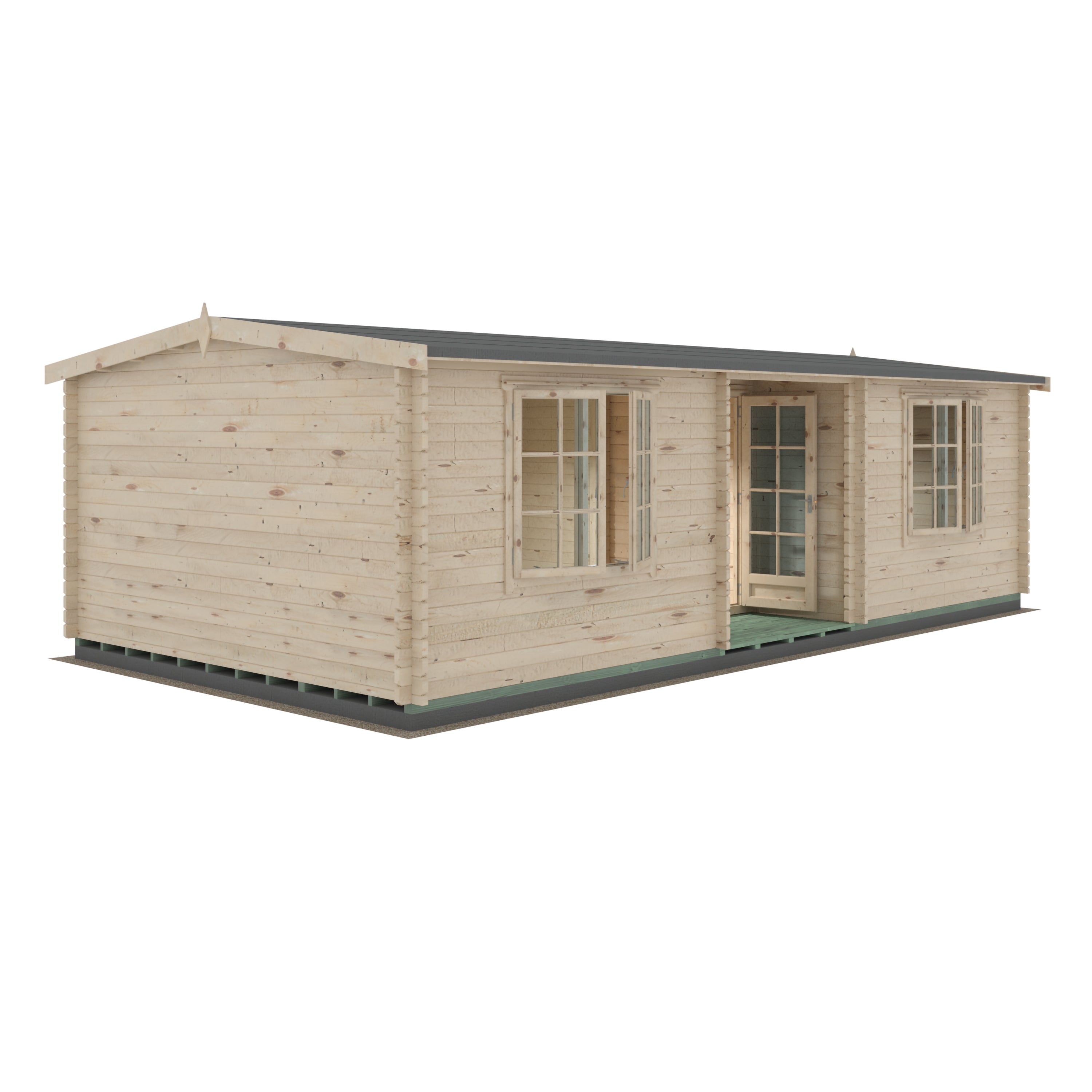 Shire Elveden 44mm Log Cabin 14x26