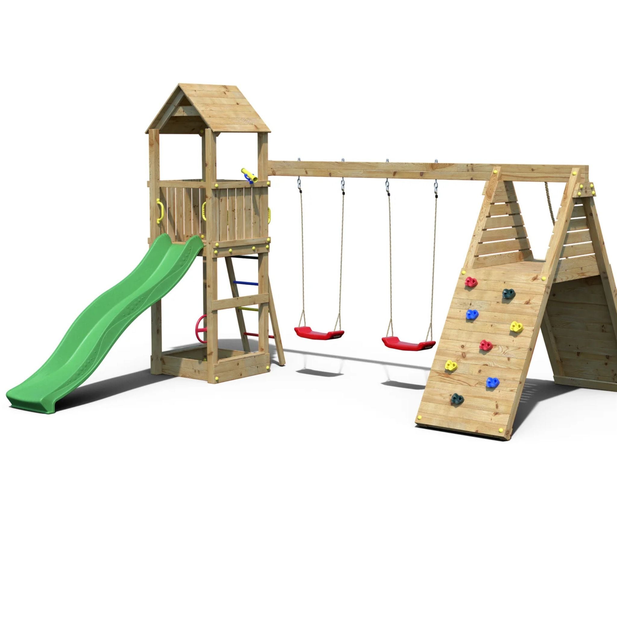 Shire Fleppi – Premium Wooden Climbing Frame & Playset | Garden Life Stores