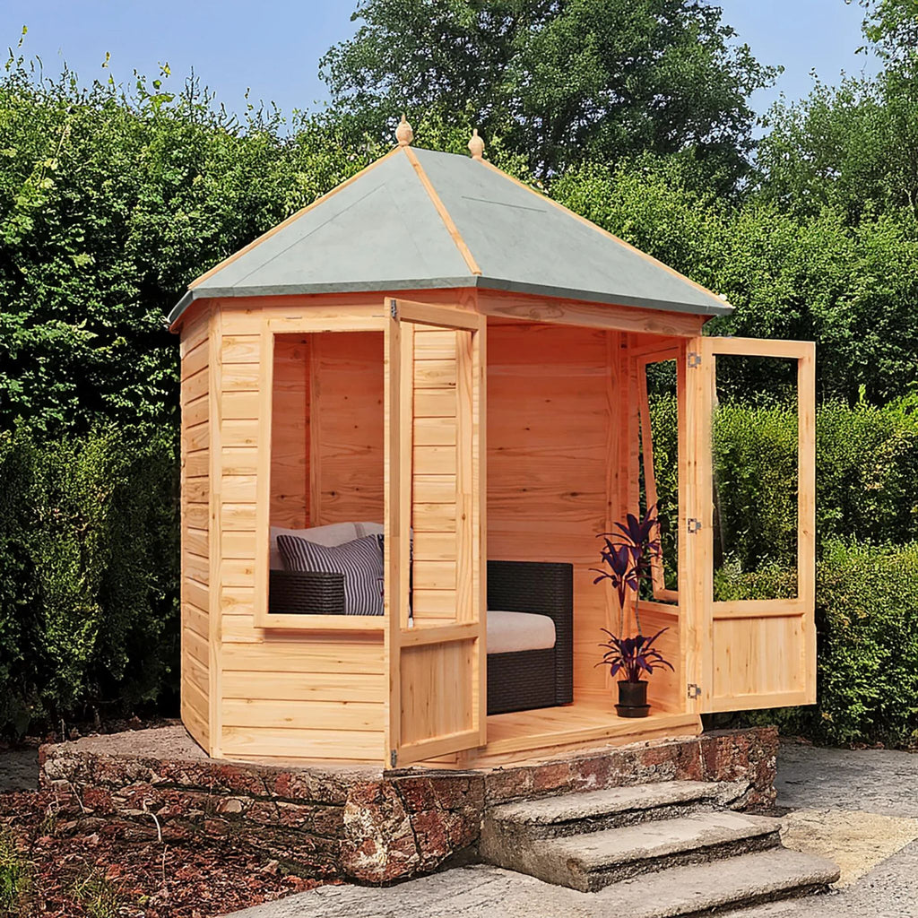 Shire Fleswick 8x6 Summerhouse – Classic Charm and Comfort for Your Garden | Garden Life Stores