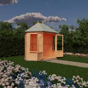 Shire Fleswick 8x6 Summerhouse – Classic Charm and Comfort for Your Garden | Garden Life Stores