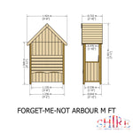 Shire Pressure Treated Forget Me Not Arbour - Garden Life Stores. 