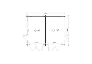 Shire 44mm Garage 22x18