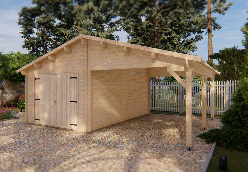 Shire 44mm Garage 18Gx23 with Carport